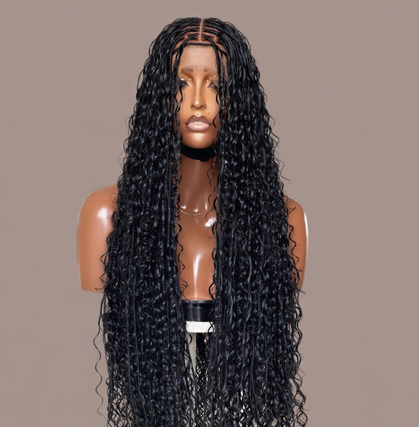 Human Hair Braided Wigs