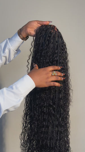 Alice Human Hair Boho Braided Wig
